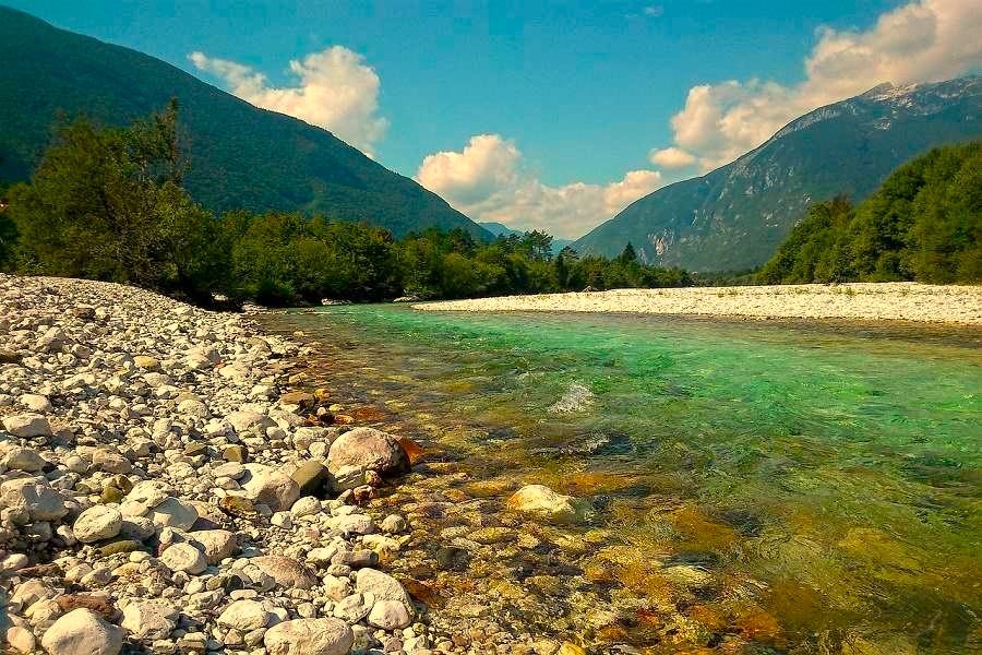 La vallée de la Soča en Slovénie